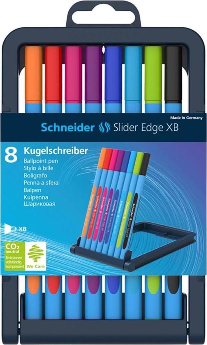 Slider Edge Xb Tükenmez Kalem Neon Renkler 8'li Set