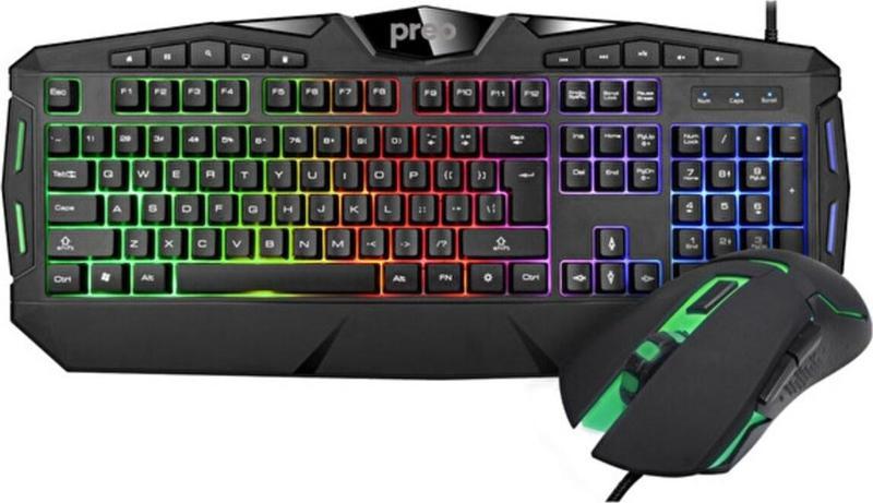 KMG01 RGB Aydınlatma Kablolu Gaming Oyuncu Klavye Mouse Set