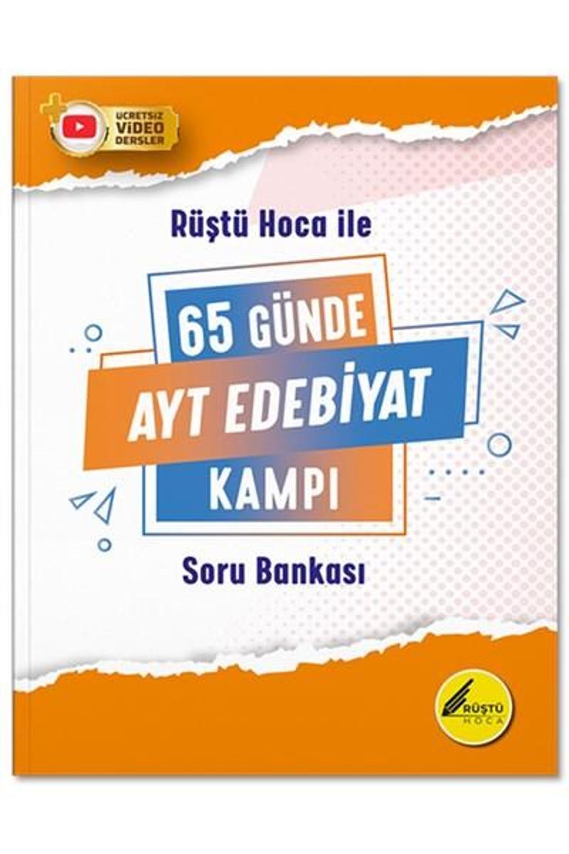 Tonguç Akademi İle 65 Günde AYT Edebiyat Kamp Kitabı - Rüştü Hoca