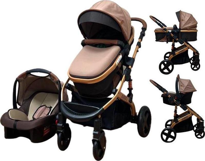 Pro Max Travel Sistem Bebek Arabası-Gold Kahve