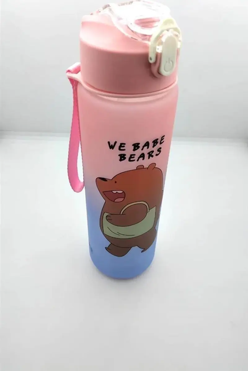 Bear 800 ml Matara Pembe-Mavi