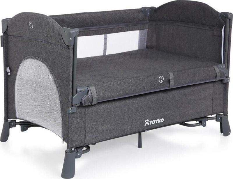Exclusive Comfort 8 in 1 Park Yatak Oyun Parkı Gri 70 x 110 cm