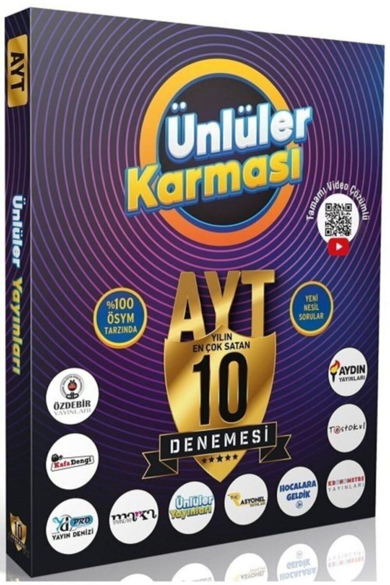 Ünlüler Karması Yayınları Ayt 10 Deneme 2021 Model