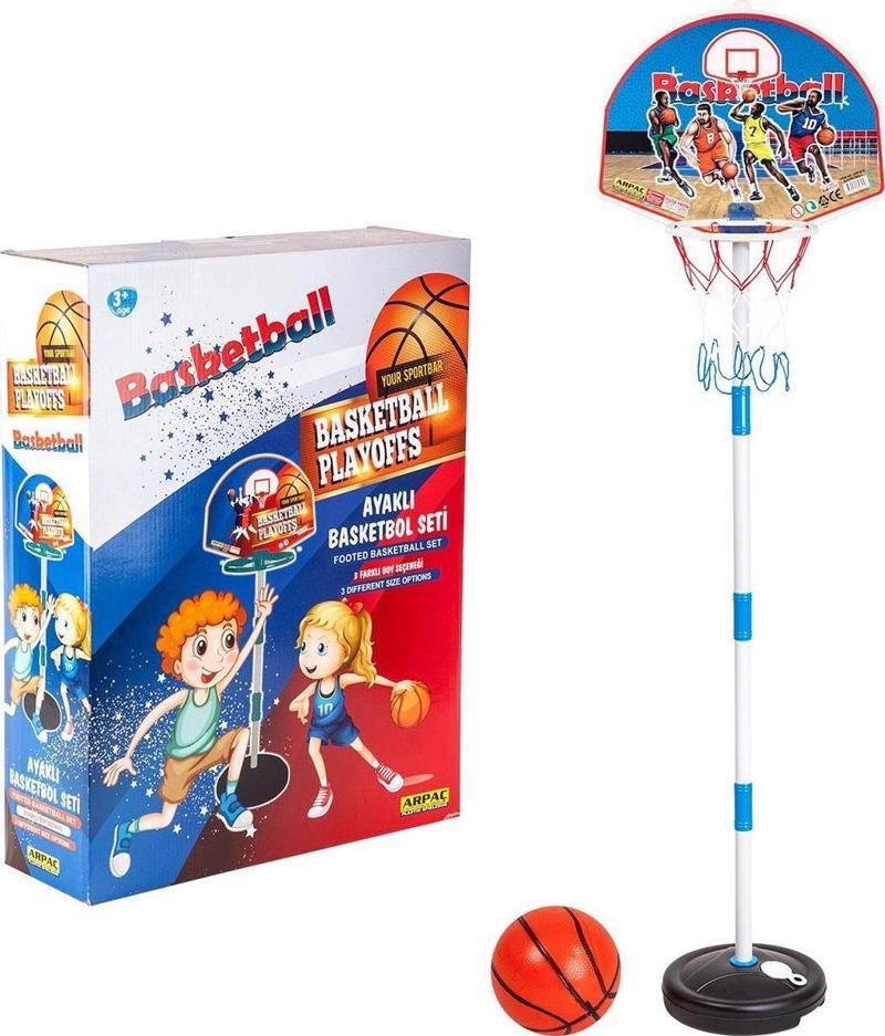 Çocuk Basketbol Potası Yükseklik Ayarlanabilir Kutulu Ayaklı Basket Eğitim Potası
