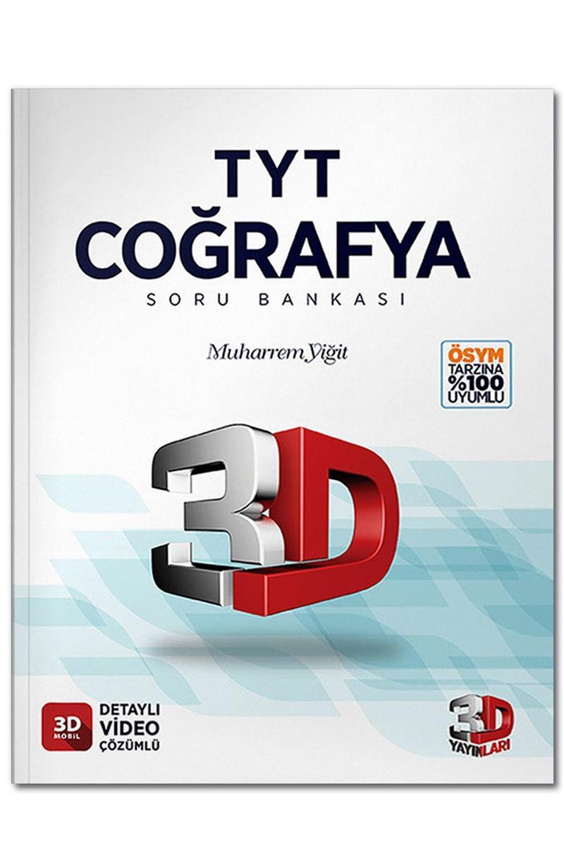 3D TYT Coğrafya Soru Bankası Tamamı Video Çözümlü