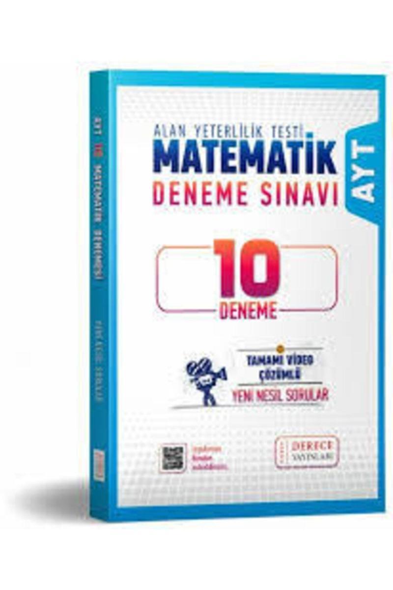 Derece Yayınları Ayt Matematik 10'lu Deneme Yeni 2020 U308479