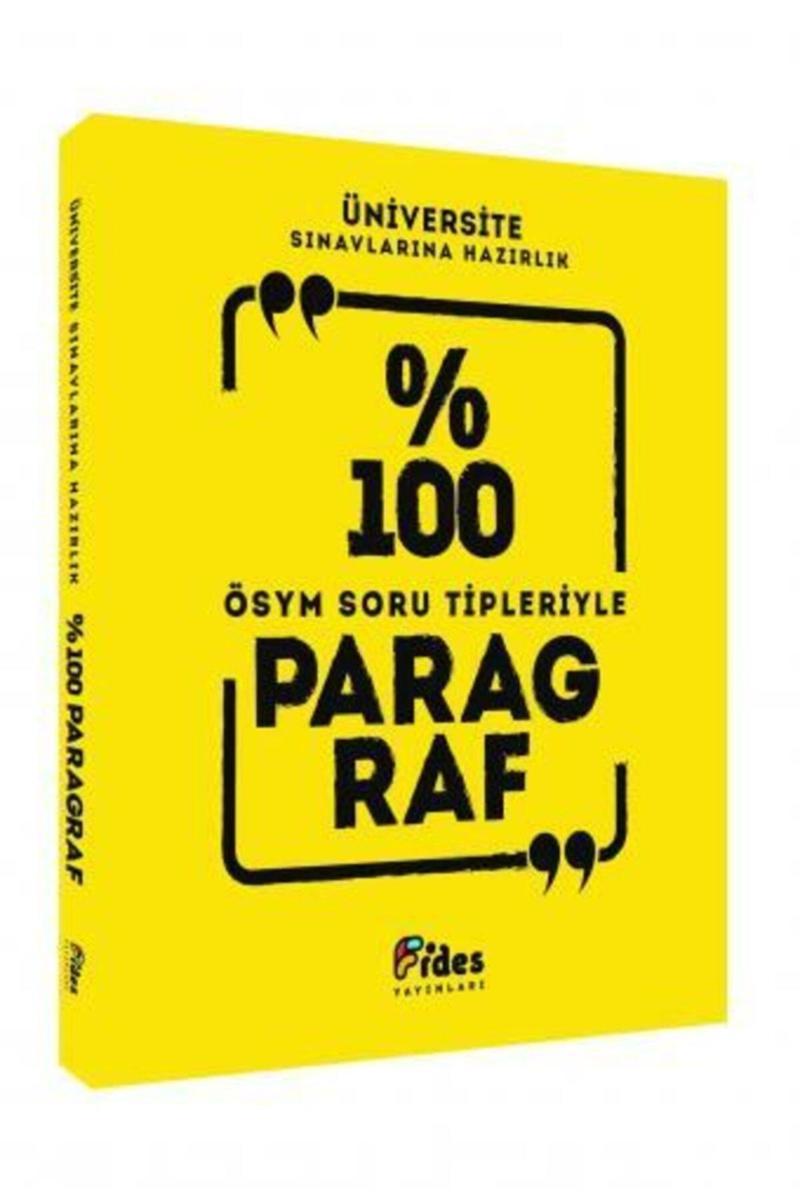 Üniversite Sınavlarına Hazırlık %100 Paragraf