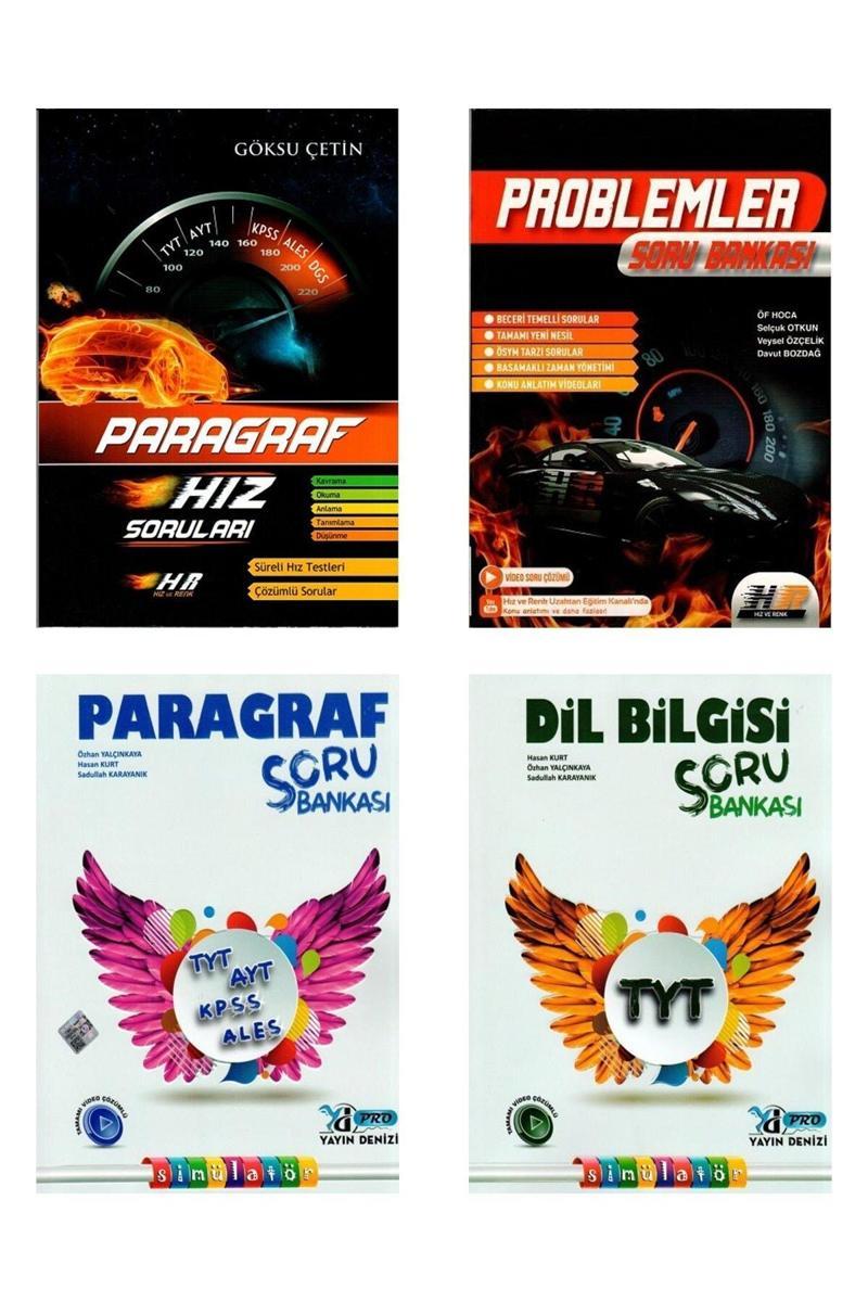Hız Ve Renk Paragraf + Problemler, Yayın Denizi Pro Paragraf + Dil Bilgisi Soru Bankası Seti