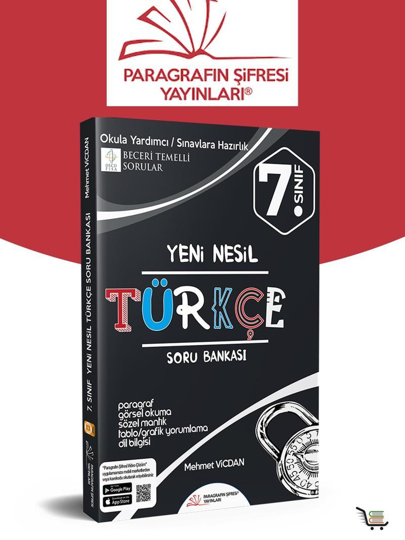 Paragrafın Şifresi 7. Sınıf Yeni Nesil Türkçe Soru Bankası