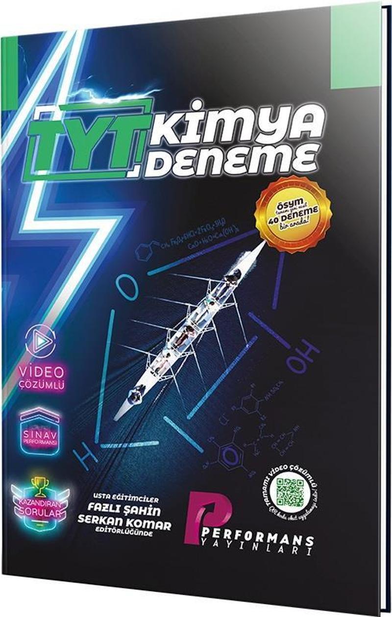 PERFORMANS TYT KİMYA DENEME KİTABI (40 DENEME)