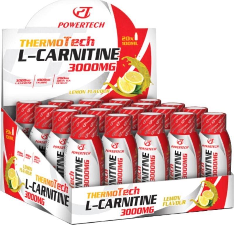 Thermotech L-carnitine 3000 Mg 20x100 Ml Limon Aromalı L-karnitin