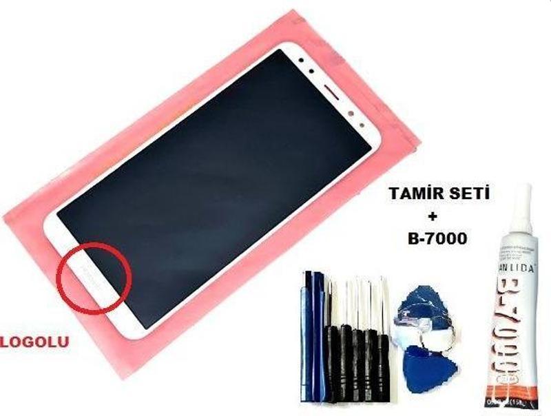 Huawei Mate 10 Lite Lcd Ekran Dokunmatik BEYAZ LOGOLU ORJİNAL (B-7000+Tamir Seti)