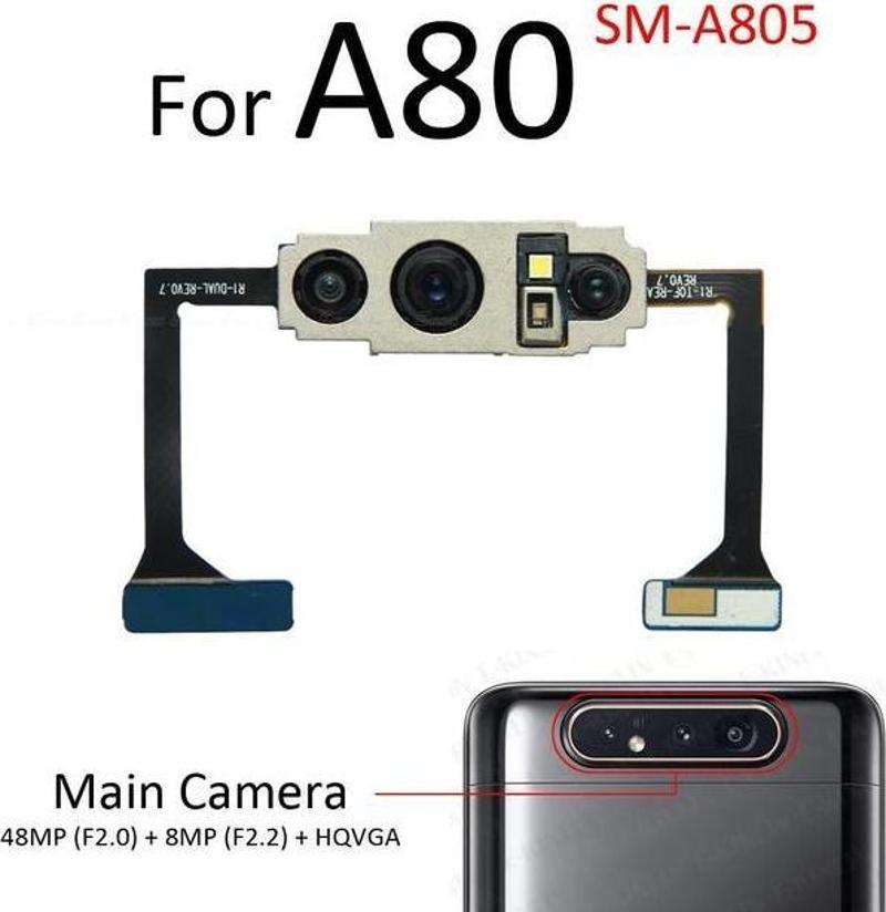 Samsung Galaxy A80 Arka Kamera (Orjinal)