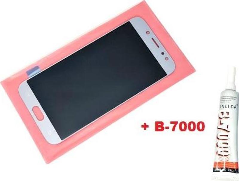 Samsung Galaxy J7 Pro 2017 J730 Lcd Ekran Dokunmatik MAVİ (B-7000)