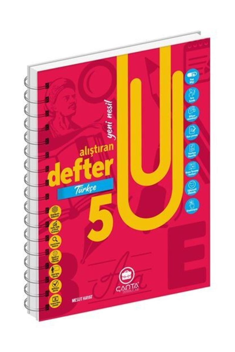 Çanta Defter 5 Sınıf Türkçe Okula Yardımcı Alıştıran Defter Akıllı