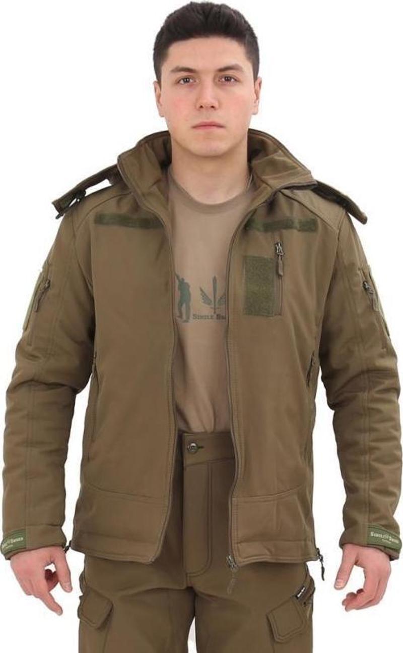 Askeri Tactical Softshell Mont (İçi Polarlı)