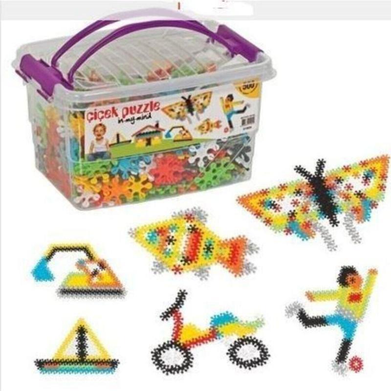 Oyuncak Çiçek Puzzle 500 Parça Çocuk Lego