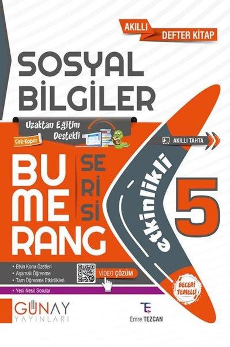 5. Sınıf Bumerang Etkinlikli Sosyal Bilgiler