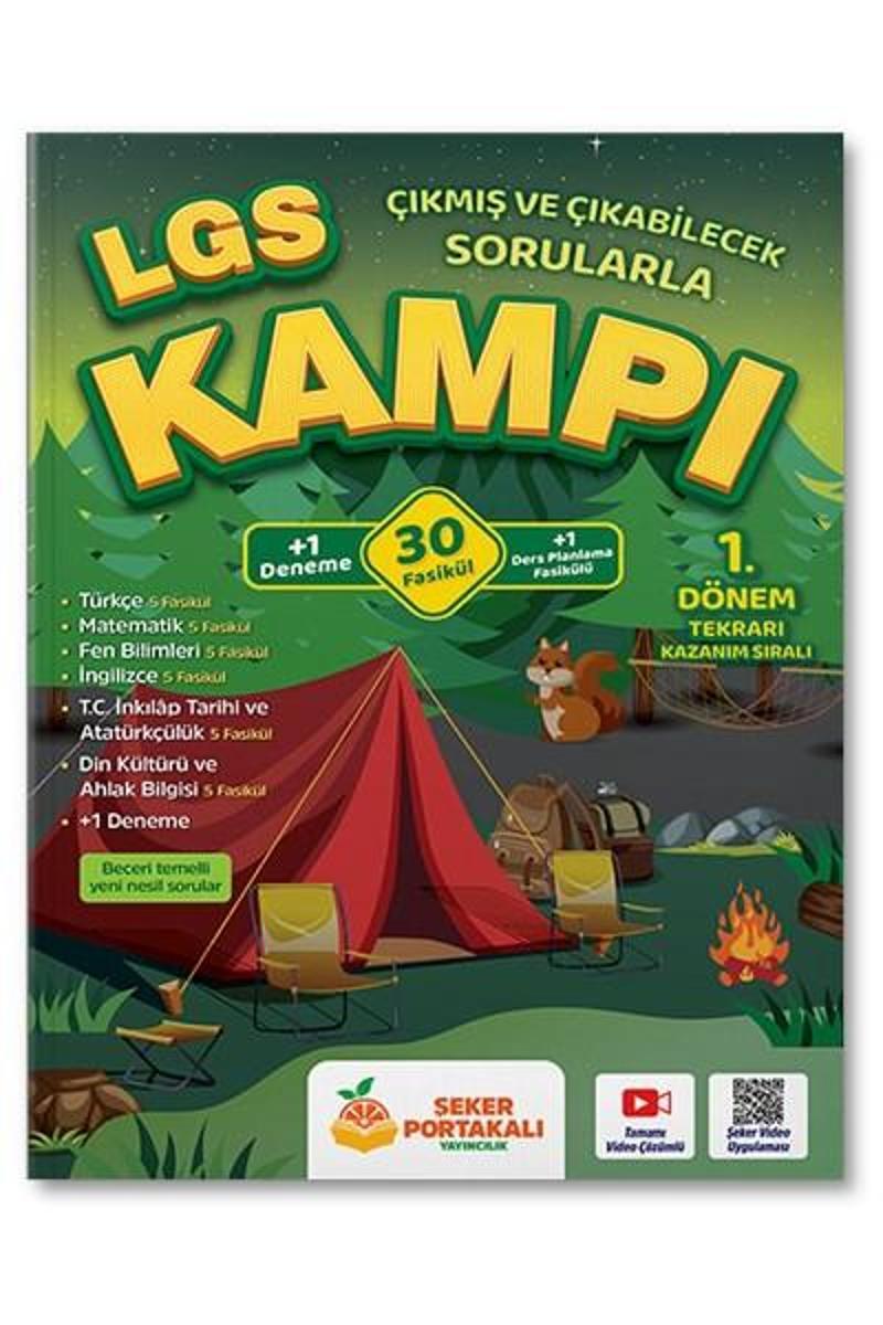 LGS Kampı 1. Dönem Tekrarı 30 Fasikül - Şeker Portakalı Yayınları