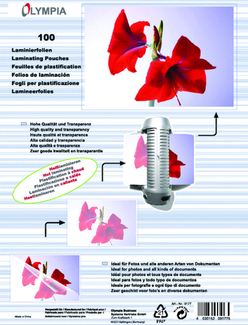 A5 125 Micron PVC Filmi (100 Adet)