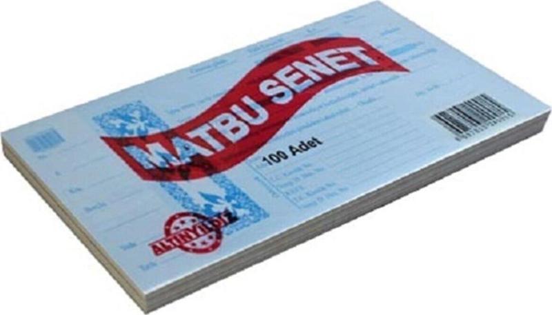 Bono (Senet) Kağıdı Blok MEVR-001 (100 Lü Paket)