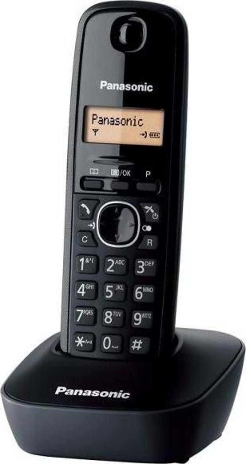 Siyah Telsiz Dect Telefon 50 Rehber Kx-Tg1611