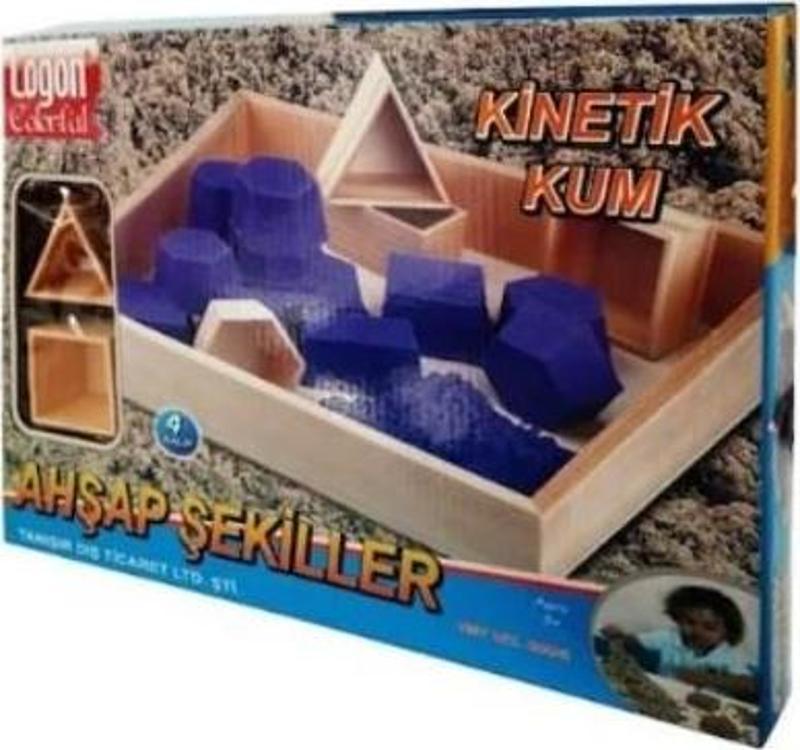 Kinetik Kum Ahşap Şekiller Yeni L6004