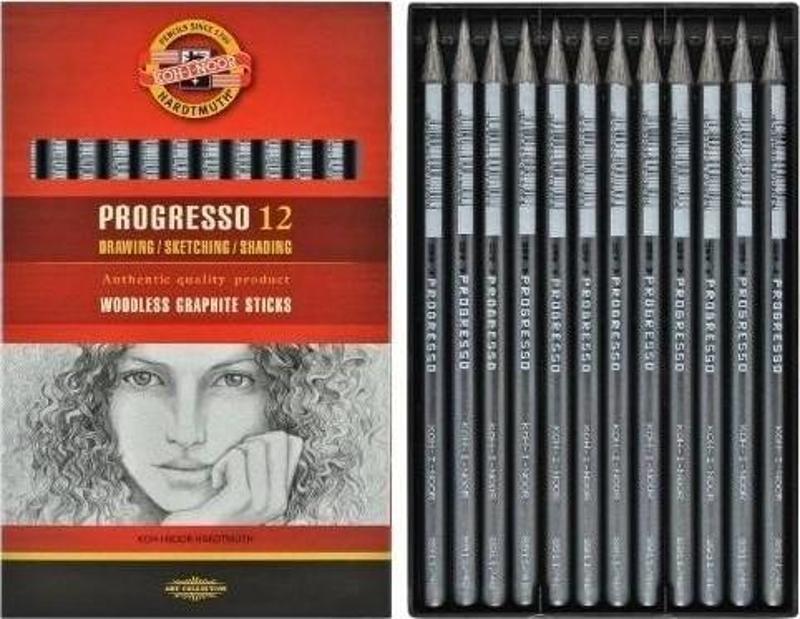 Koh-i Noor Woodless Graphite Pencil 8911 Hb Graphite Kalem 8911-0Hb004Pz 12 Li