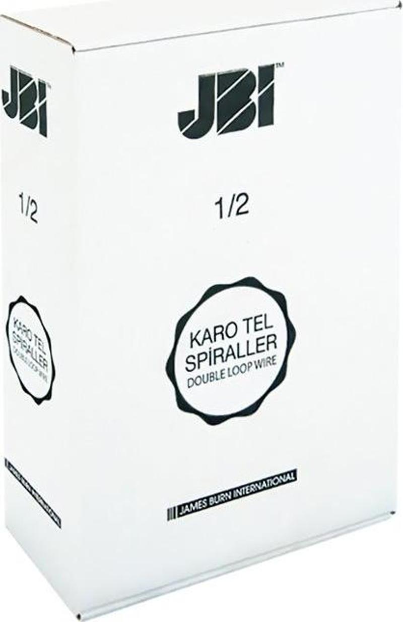 Tel Spiral Jbı Karo 1-2" Beyaz 50 Li (1 Paket 50 Adet)