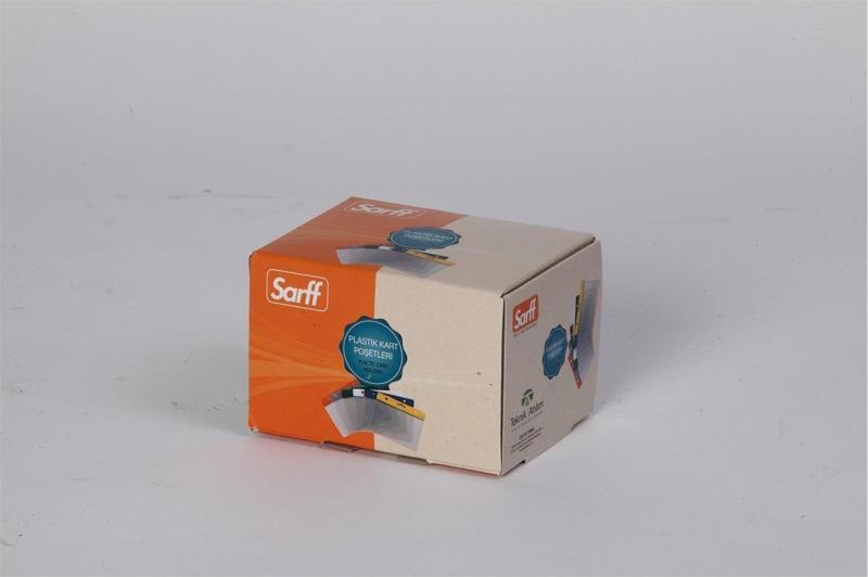 Yatay Yaka Kartı Poşeti 7,5X9,5 Cm Şeffaf 100 Lü (1 Paket 100 Adet)