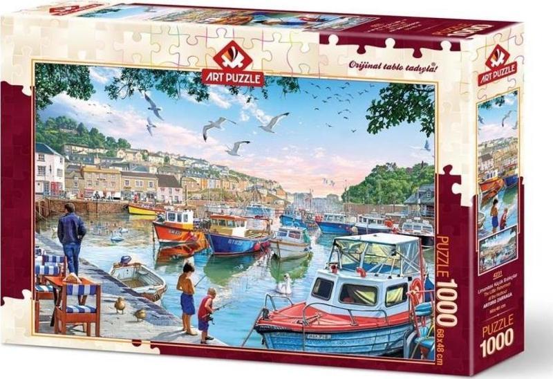 Puzzle 1000 Parça Limandaki Küçük Balıkçılar 4231