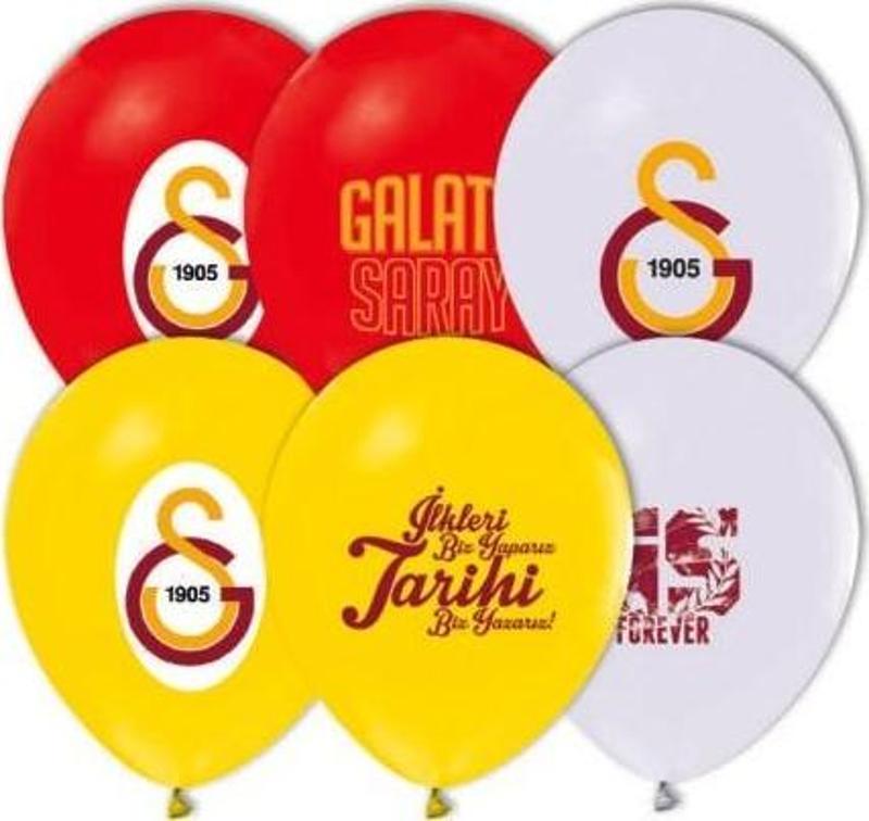 Balon 4+1 Galatasaray Baskılı 12 Inç (8 Li Paket) BMB1112LGS7917