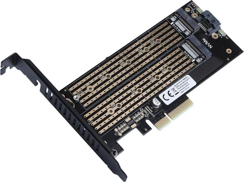 Sata + Nvme M.2 Ssd Pci-E Kartı