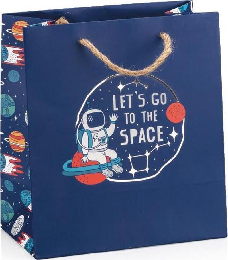 Space B4 Karton Çanta (Hediye Çantası) 215X120X240 Mm (24 Lü Paket) BG8950