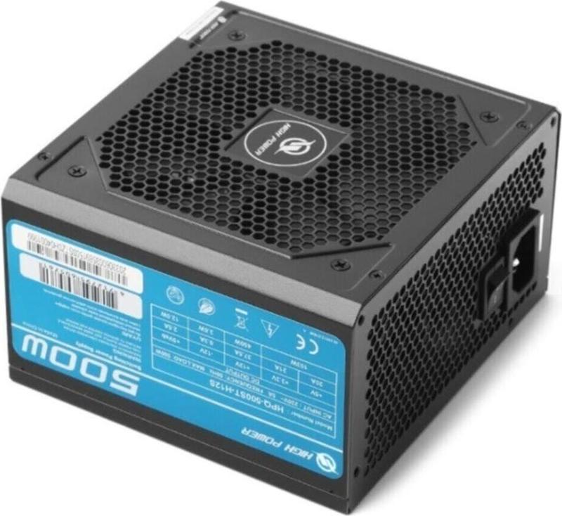 Hpq-500St-H12S 500W 80+ Standard 37.5A Single Rail Aktif Pfc Siyah Atx Güç Kaynağı Power Supply