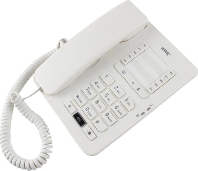 Krem Masa Üstü Telefon Tm-142