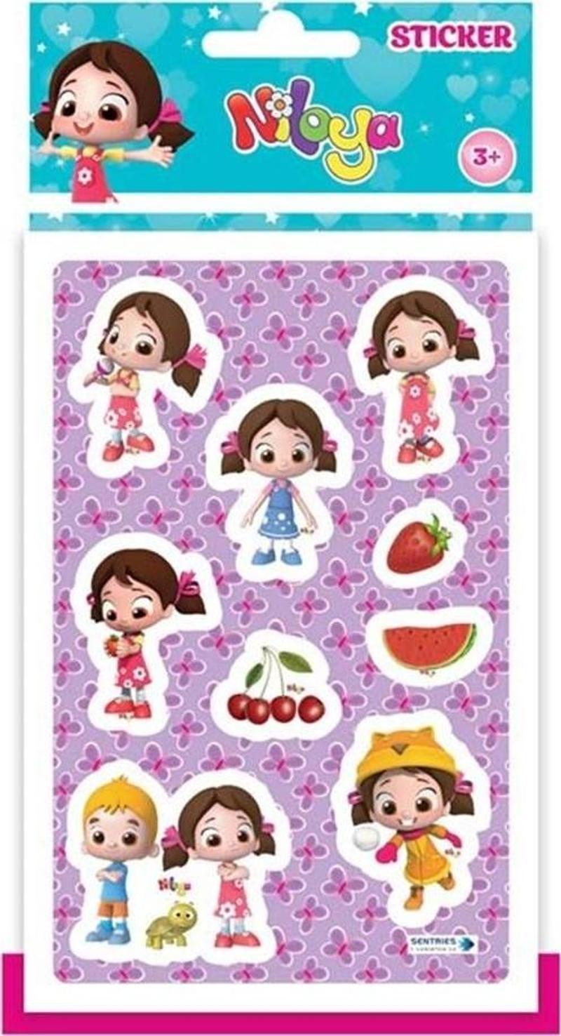 Niloya Puffy Sticker Orta Boy 221300-89 (12 Li Paket)