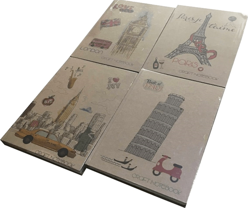 Defter Kraft Kapak 20X28Cm Ayraçlı Defter Çizgili Defter 160 Yaprak Kf510Ç (1 Adet Karışık Renk)