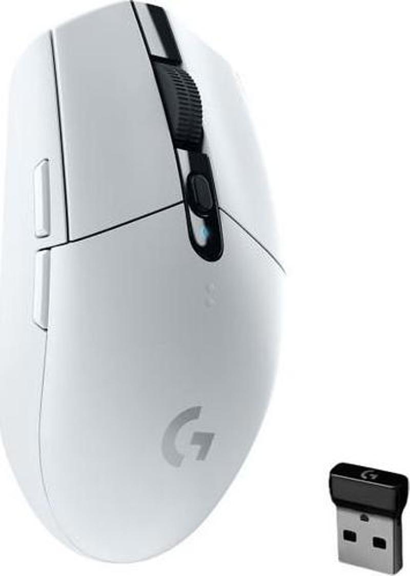 G305 Lightspeed Oyuncu Gaming Kablosuz Beyaz Mouse 910-005292