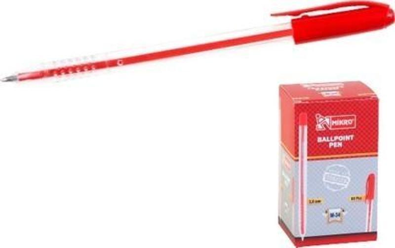 M-25 Tükenmez Kalem 1 Mm Kırmızı 25Tk (50 Li Kutu)