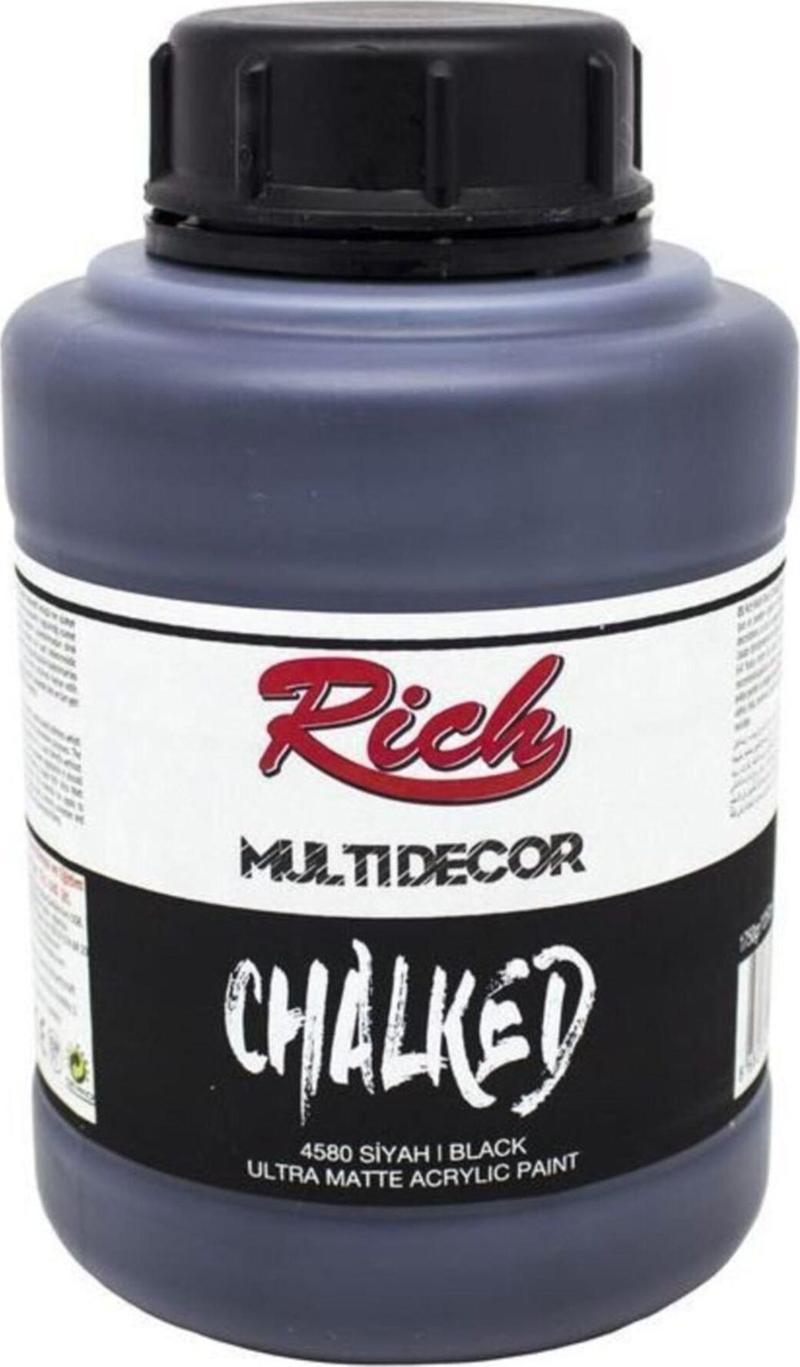 Multi Decor Chalked Ultra Mat Akrilik Boya 1750 Gr Siyah 4580