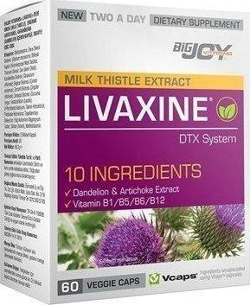 Vitamins Livaxine Milk Thistle 60 Kapsül