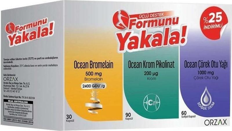 Ocean Formunu Yakala 3lü Destek Seti