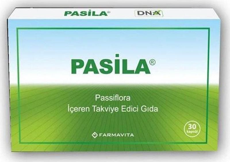 Pasila Passiflora İçeren Takviye Edici Gıda 30 Kapsül