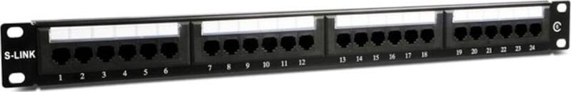 24 Lü Utp Cat6 Patch Panel Sl-P624