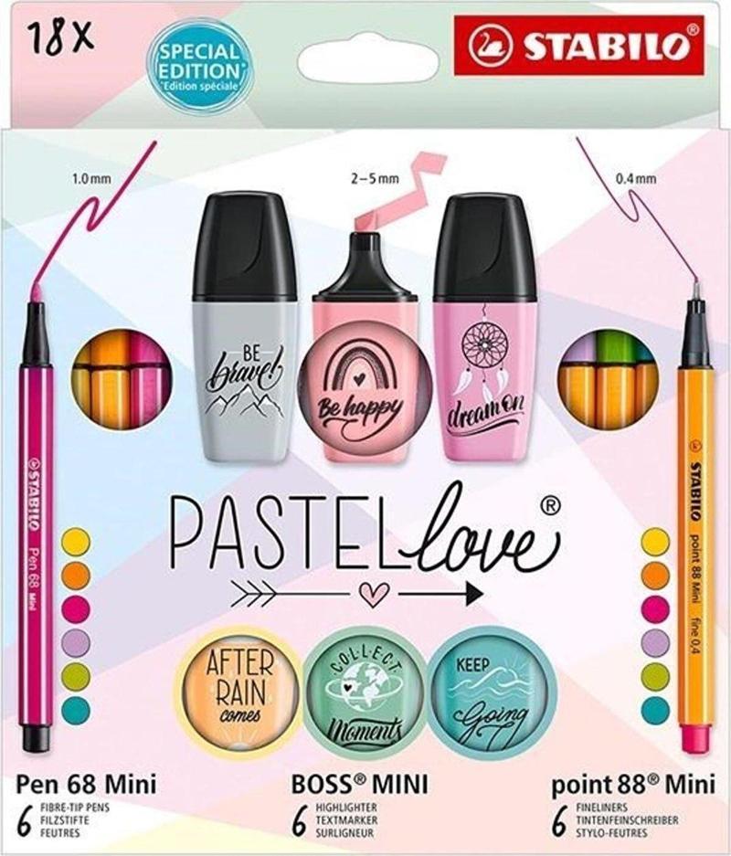 Pastel Love Mini World Okul Seti 18 Parça 77/5-8