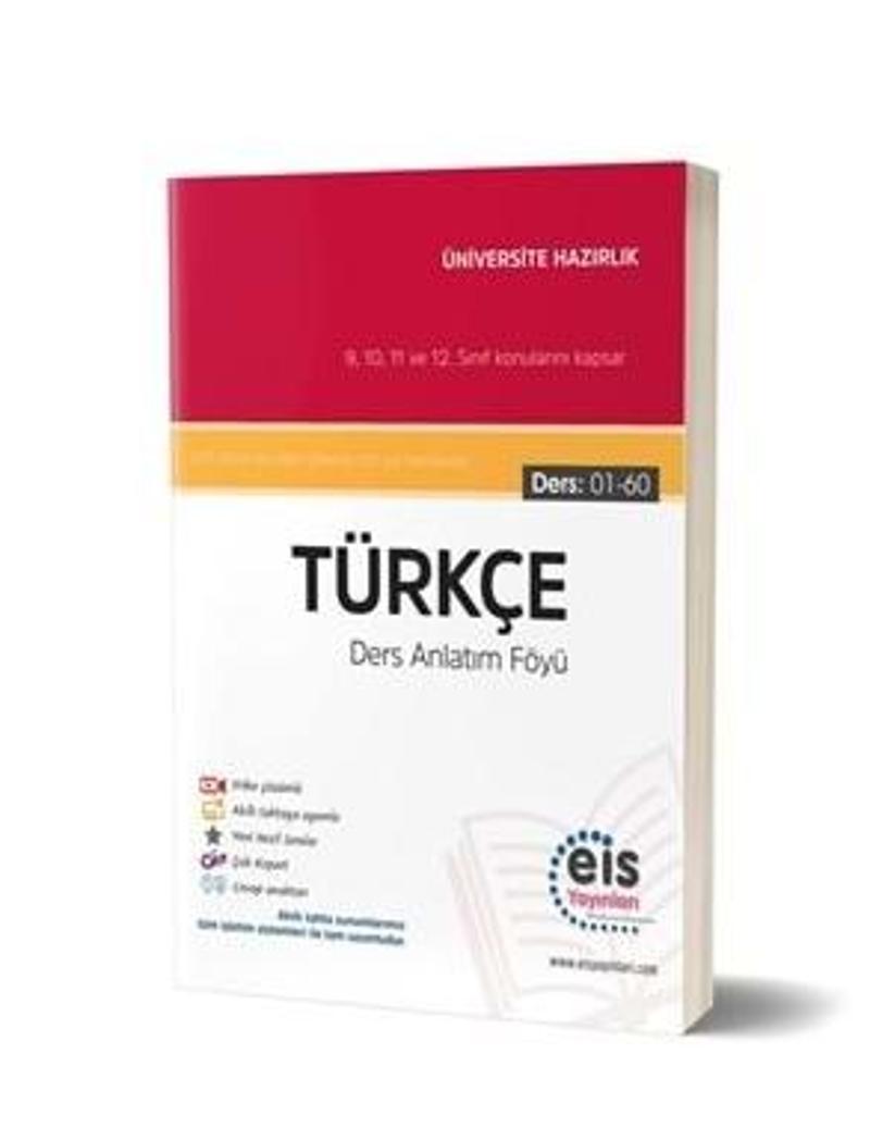 Eis Yayınları YKS Türkçe Ders Anlatım Föyü