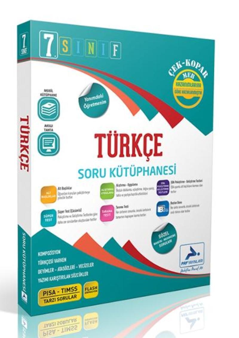 7. Sınıf Türkçe Soru Kütüphanesi PRF Paraf Yayınları