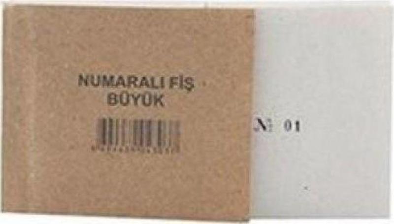 Çaycı Fişi Numaralı Büyük Boy ÇAYF-519 (12 Koçan)