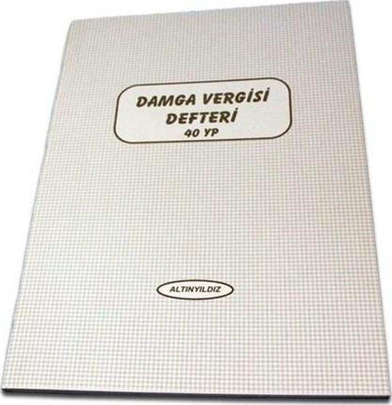 Damga Vergisi Defteri Karton Kapak 40 Yaprak CEMD-043 (12 Li Paket)